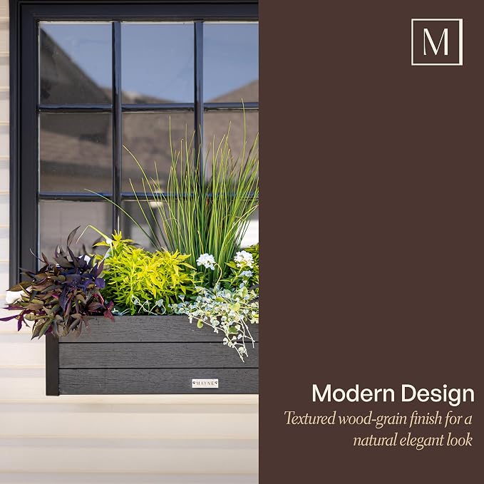 Mayne Vista 3ft Modern Window Box Planter - Image 6
