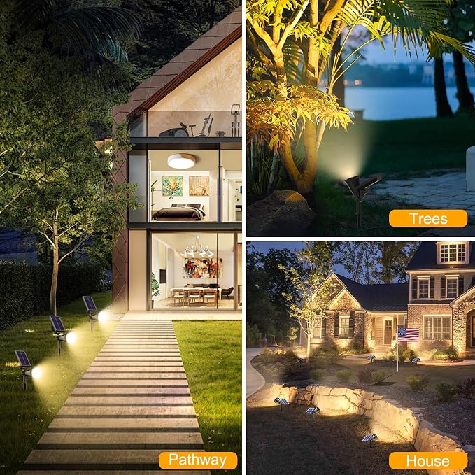Solar Spotlight Outdoor Waterproof, 36 LED Outdoor Solar Lights - Image 7