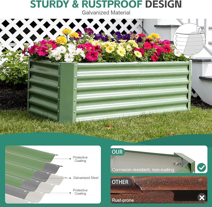 Galvanized Raised Garden Bed - Image 5