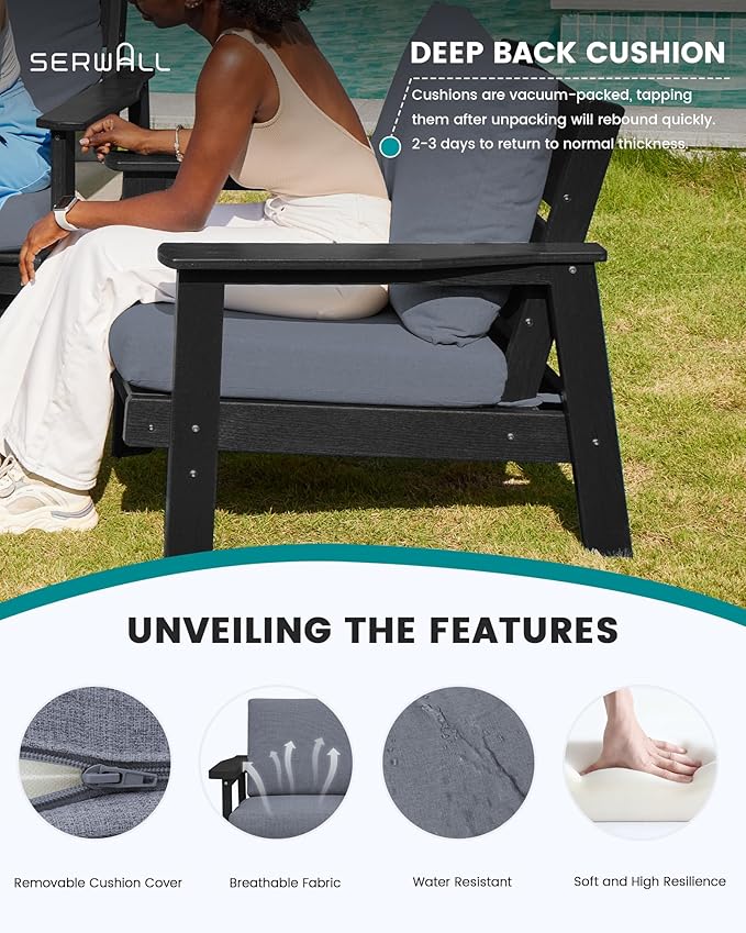 SERWALL Outdoor Loveseat - Image 3