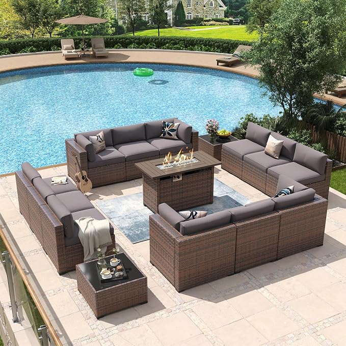 Aoxun 15 Piece Patio Furniture Set by Aoxun