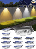 Solar Fence Lights Outdoor by CREPOW
