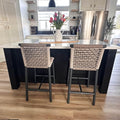 PURPLE LEAF Bar Stools Set of 2 by PURPLELEAF