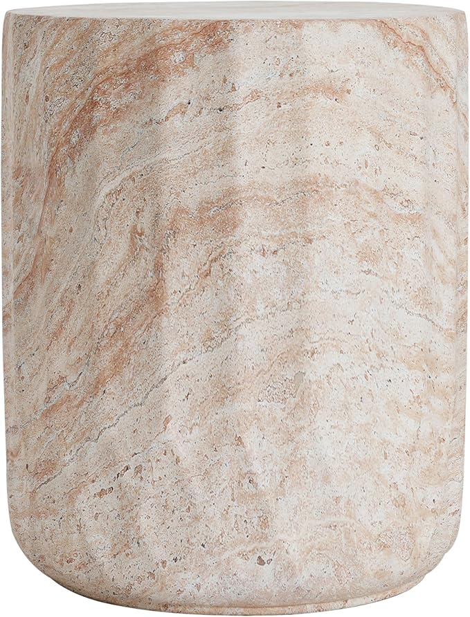 Christopher Knight Home Jayme 18.5" Indoor Outdoor Cylinder Accent Side Table - Image 6