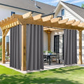 NICETOWN Outdoor Curtains for Patio 95 inch Long, Weatherproof Durable Outdoor by NICETOWN
