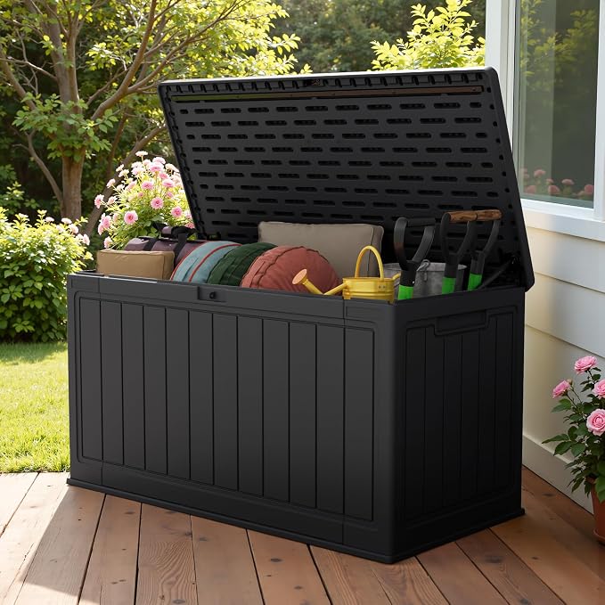 Devoko 160 Gallon Double-Wall Deck Box - Image 7