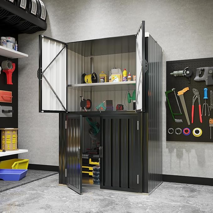 AECOJOY Large Outdoor Storage Cabinet Waterproof - Image 6