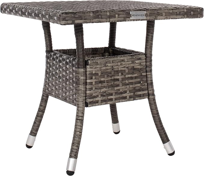 SAFAVIEH Outdoor Patio Furniture Collection Edna 3-Piece Lounge Set - Image 10