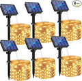 btfarm Solar String Lights for Outside, 6 Pack 198FT 480LED Solar Fairy Lights by btfarmdecorativelighting