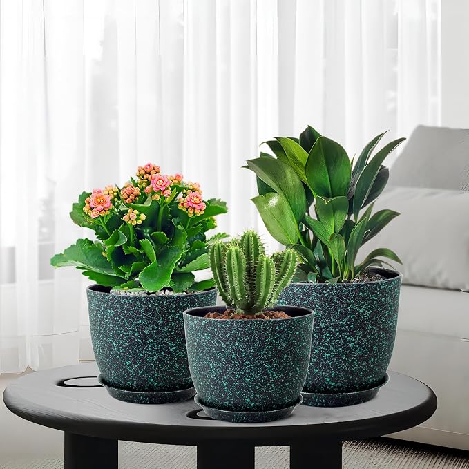 Large Flower Pots 12/10/9 inch, Plant Pots - Image 7