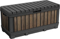 Keter Signature Collection 92 Gallon Resin Deck Box Organization and Storage Box by Keter