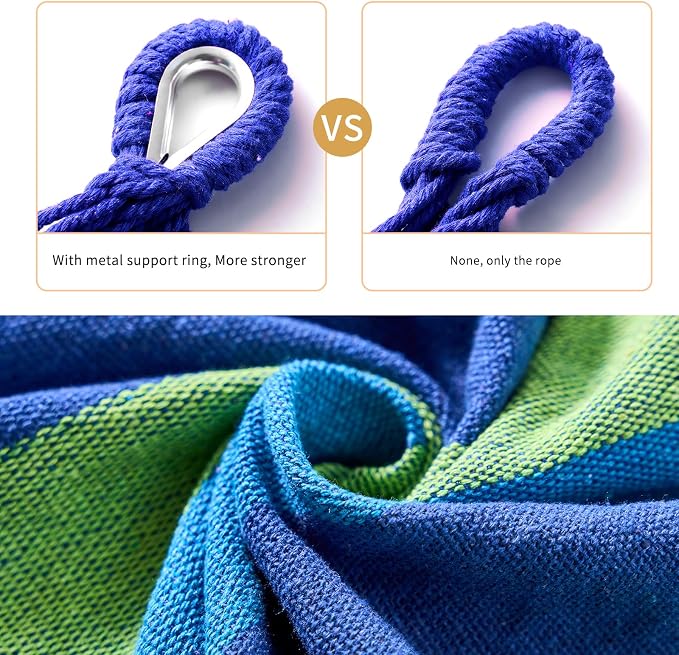 Camping Hammock Comfortable Fabric Hammocks - Image 6