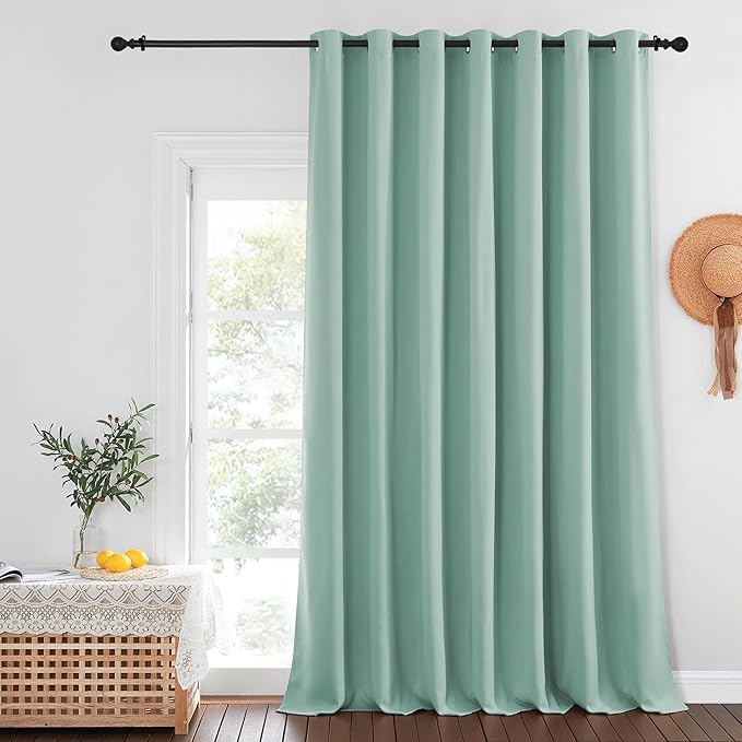 NICETOWN Patio Door Curtain Sound Blocking, Bedroom Privacy Room Divider Curtain by NICETOWN