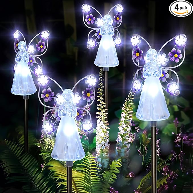 GIGALUMI Solar Angel Garden Stake Lights by GIGALUMI