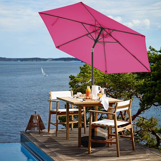 JEAREY 7.5FT Patio Umbrella Market Table Umbrella - Image 4