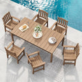 Stoog 7-Piece All-Weather Patio Dining Set, HIPS Dining Table by Stoog