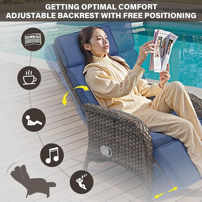 Belord 7 Piece Wicker Patio Furniture Set - Image 6
