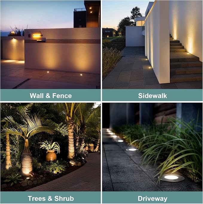 Gardencoin Low Voltage Landscape LED Well Lights, 12V in Ground Lights Outdoor - Image 7