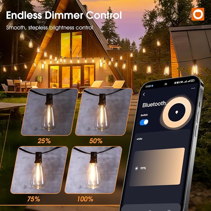 addlon 200FT Smart Outdoor String Lights - Image 2