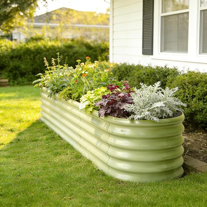 6-Pack Galvanized Raised Garden Bed 8x4x1.5 | 10x2x1.5 ft, Modular Raised - Image 8