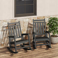 HDPE Rocking Chair Outdoor Set of 2 by Garvee