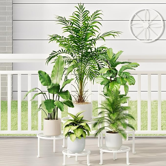 5 Pack Heavy Duty Metal Stand Decorates Multiple Plants by Unknown