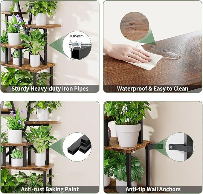 Plant Stand Indoor with Grow Lights - Image 7
