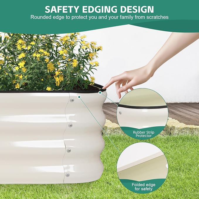 4 in 1 Galvanized Raised Garden Bed - Image 4