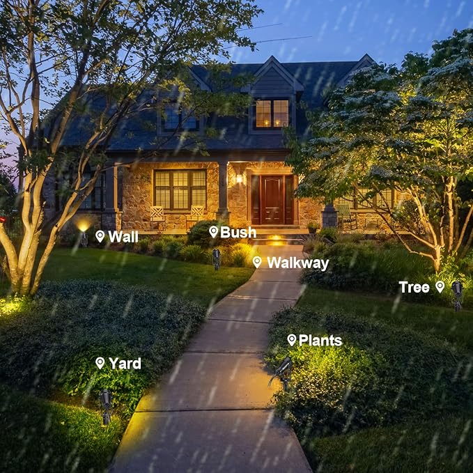 2 Pack Extendable Outdoor Landscape Lights, 12V Low Voltage Landscape Lighting - Image 7