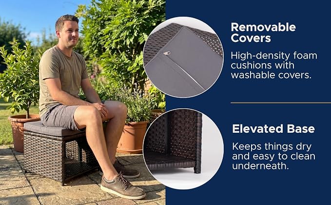 Outdoor Storage Ottoman - Image 8