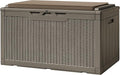 Greesum 100 Gallon Resin Deck Box Large Outdoor Storage by BuynowfromGreesum