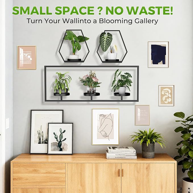 Wall Planters for Indoor Plants, Plant Frames Wall Decor Living Room Plant - Image 4