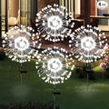 OriginalSourcing Solar Garden Firework Lights Outdoor Waterproof, 4 Pack Solar by SolarEra-FREETOSHINE