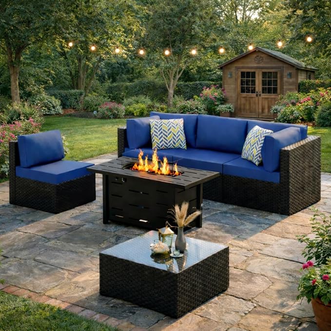 JAMFLY Patio Furniture Sets, 6-Piece Outdoor Patio Furniture - Image 7