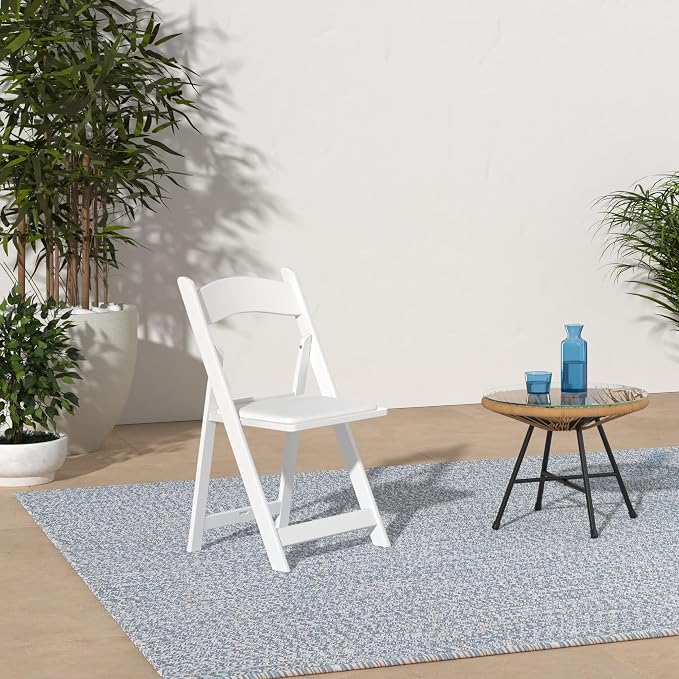 SIMPLEX 100 White Resin Stackable Chairs - Image 2
