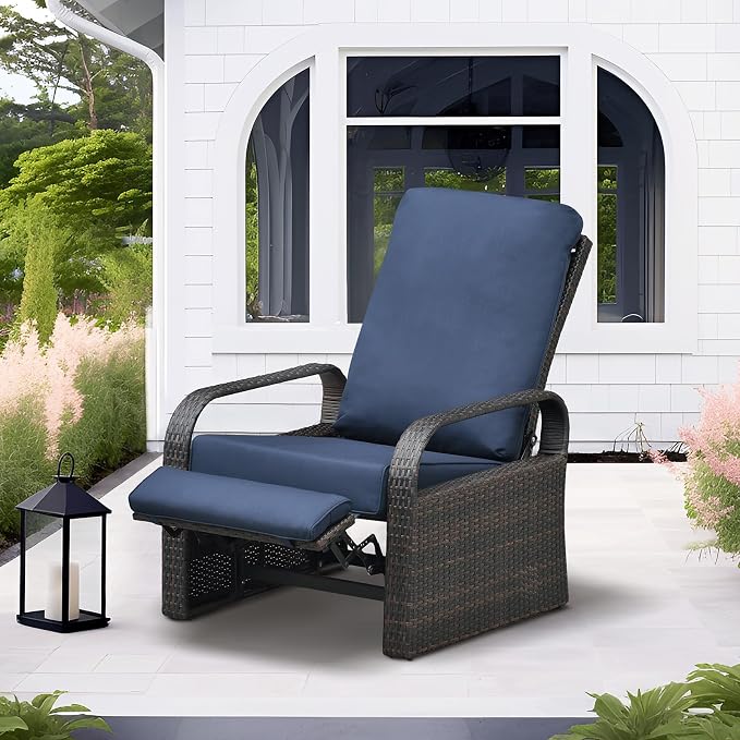 Art to Real Outdoor Wicker Recliner Chair - Image 8