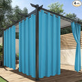 HolidayIdeas Outdoor Curtains for Patio Waterproof, 4 Panels by HolidayIdeas