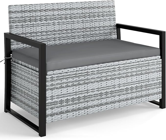 Tangkula 40 Gallon Outdoor Bench by TANGKULA