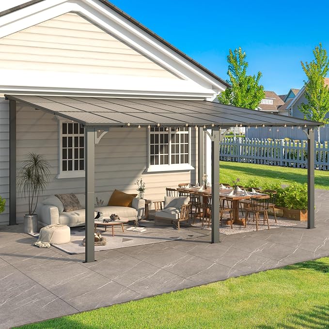 AECOJOY 16' x 12' Gazebo Outdoor Pergola - Image 4