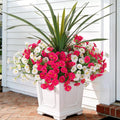Artificial Flowers for Outdoors Fake Plants Outside, 12 Bundles Silk Morning by INXUGAOArtificialFlowers