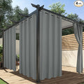 HolidayIdeas Outdoor Curtains for Patio Waterproof, 4 Panels by HolidayIdeas