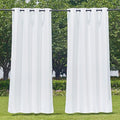 NICETOWN Winter White Outdoor Curtains 2 Panels by NICETOWN