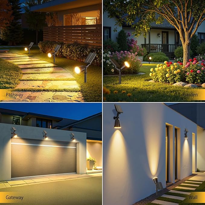 Solar Spot Lights Outdoor Waterproof: 1000LM Big Adjustable Spotlight - Image 7