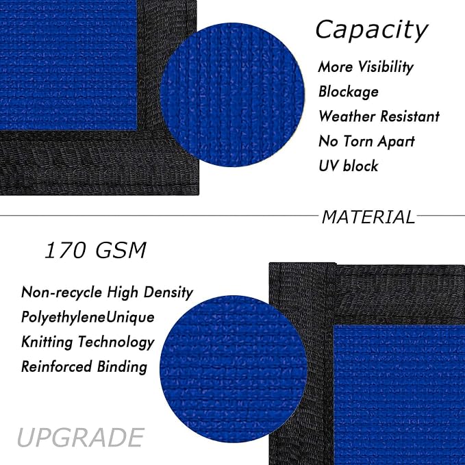 UPGRADE Privacy Screen 4' x 50' Fence Commercial Shade Cover - Image 2