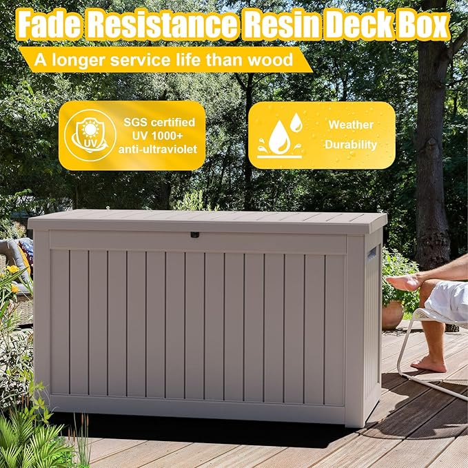 ROJIK Outdoor Storage Housing Deck Box - Image 3
