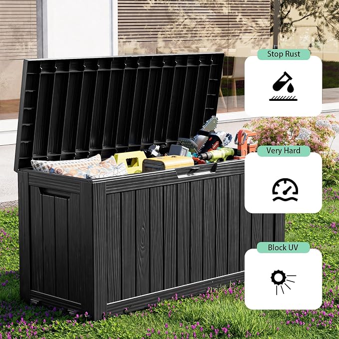ROJIK Outdoor Storage Housing Deck Box - Image 6