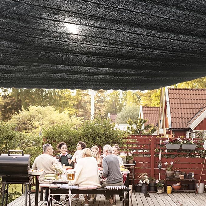 QLOFEI Shade Cloth for Garden, 90% Sunblock Neting Cover Shade Cloth - Image 8