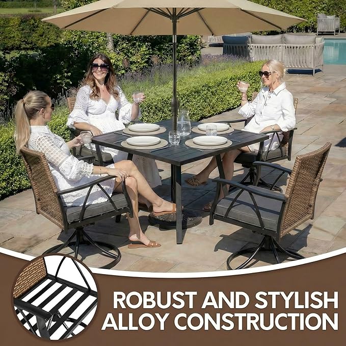 5-Piece Patio Dining Set for 4，Outdoor Dining Set - Image 6