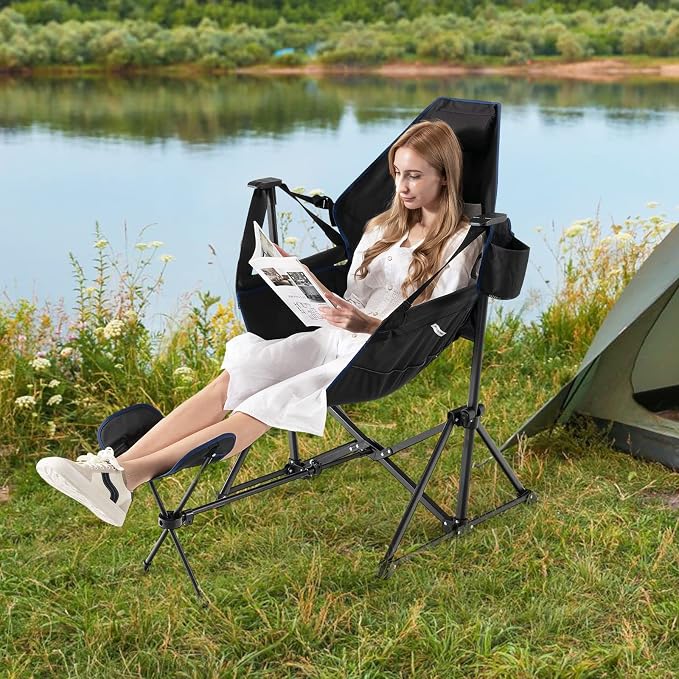 Tangkula Set of 2 Hammock Camping Chair, Portable Camp Chair - Image 2