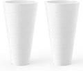 Kante Tall Round Planter Set of 2, 23 Inch Tall Decorative Planter Pots by Kante